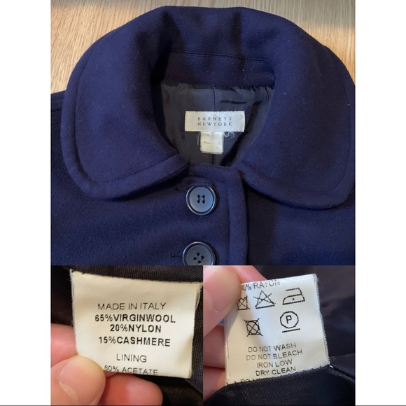 Barneys New York Wool Coat - Picture 7 of 8